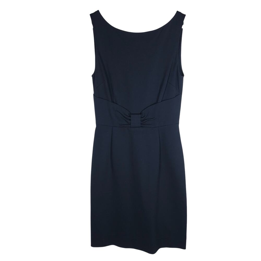 Kate Spade Womens Dress 4 Black Bow Detail Sleeveless Workwear Quiet Luxury Chic